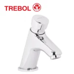 LLAVE DE 1/2" DE LAVATORIO TEMPORIZADA PICO LARGO - TREBOL