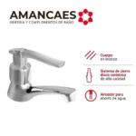 LLAVE DE LAVATORIO MILETT -  AMANCAES