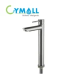 LLAVE DE LAVATORIO PARA OVALIN ALTA INOX - CYMOLL
