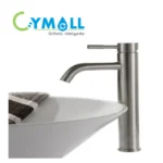 MEZCLADORA DE LAVATORIO PARA OVALIN ALTA INOX - CYMOLL