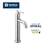 MEZCLADORA MONOCOMANDO PARA LAVATORIO ALTA - VAINSA