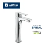 MEZCLADORA MONOCOMANDO PARA LAVATORIO ALTA - VAINSA