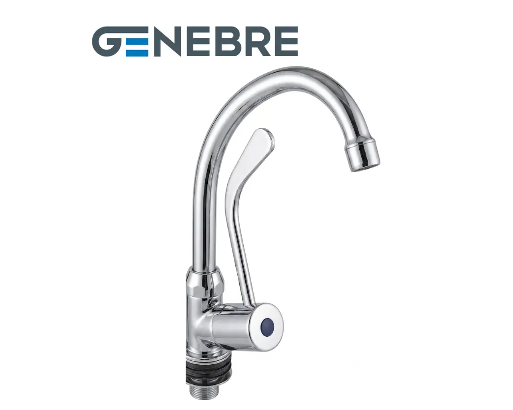 PLANTILLAS DE IMAGENES DE WEB (7) LLAVE AL MUEBLE CUELLO DE GANSO DE W' PERILLA DE LEVA - GENEBRE - Imagen 1