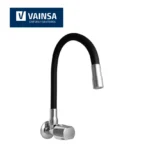 LLAVE PARA LAVADERO A LA PARED P/FLEX NEGRO - VAINSA