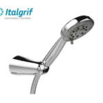 DUCHA TELÉFONO TECNO CON MANGUERA FLEXIBLE DE 1.5m Y SOPORTE CROMADO - ITALGRIF