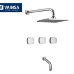 MEZCLADORA PARA DUCHA TINA C/SALIDA