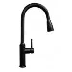 MEZCLADORA MONOCOMANDO DE LAVADERO AL MUEBLE NEGRO MATE SIGNATURE - BRIKKEL - Imagen 2