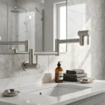 LAVADERO PICO RETRACTIL PARED INOX - TREBOL - Imagen 2