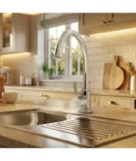 MEZCLADORA MONOCOMANDO DE LAVADERO AL MUEBLE PICO B CROMADA SPRINGS - BRIKKEL - Imagen 2