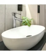 MEZCLADORA MONOCOMANDO DE LAVATORIO ALTA AL MUEBLE SPRINGS - BRIKKEL - Imagen 3