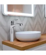 MEZCLADORA MONOCOMANDO DE LAVATORIO ALTA AL MUEBLE MYSTIC - METUSA - Imagen 2