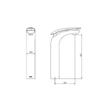 MONOCOMANDO PARA LAVATORIO ALTA MARTINI - VAINSA - Imagen 2