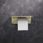 PAPELERA CON REPISA BELLINI GOLD - VAINSA - Imagen 4