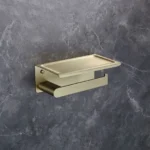 PAPELERA CON REPISA BELLINI GOLD - VAINSA - Imagen 3