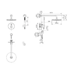 MONOCOMANDO PARA DUCHA C/SALIDA Y DUCHA TELÉFONO - VAINSA - Imagen 2
