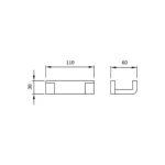 PERCHERO DOBLE NEGRONI - VAINSA - Imagen 2