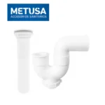 U 2" TRAMPA + DESAGÜE 1 1/2" - METUSA