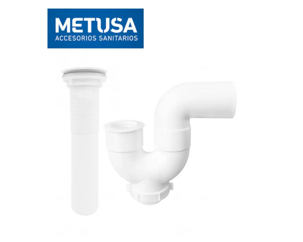 Copia de Copia de VAINSA_IMAGENES DE LA WEB - 2026-03-31T224220.038 U 2" TRAMPA + DESAGÜE 1 1/2" - METUSA - Imagen 1