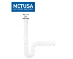 TRAMPA FLEX CON DESAGÜE DE 1 1/4" X 10" - METUSA