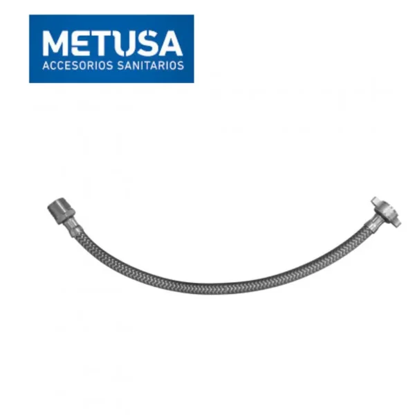 TUBO DE ABASTO ULTRAFLEX® PARA LAVATORIO Y LAVADERO 1/2” X 1/2” X 40 CM M-H - METUSA