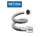TUBO DE ABASTO ULTRAFLEX® GRIS PARA LAVATORIO Y LAVADERO 1/2” X 7/8” X 40 CM M-H - METUSA
