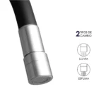 LLAVE LAVADERO A LA PARED C/PICO FLEXIBLE EGEO - VAINSA - Imagen 2