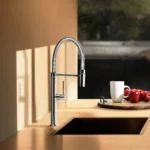 MONOCOMANDO PARA LAVADERO CON PICO FLEXIBLE CON RESORTE - VAINSA - Imagen 2