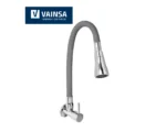 LLAVE A LA PARED CON PICO FLEXIBLE GRIS BALI - VAINSA