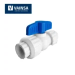 VALVULA ESFERICA CON DOBLE UNION UPVC 1/2" - VAINSA