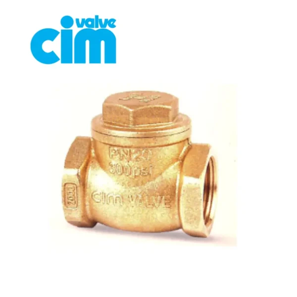 CIM80 - CHECK SWING METAL  4" VÁLV. CHECK SWING CON ASIENTO METAL (NO RETORNO)	- CIMVAL