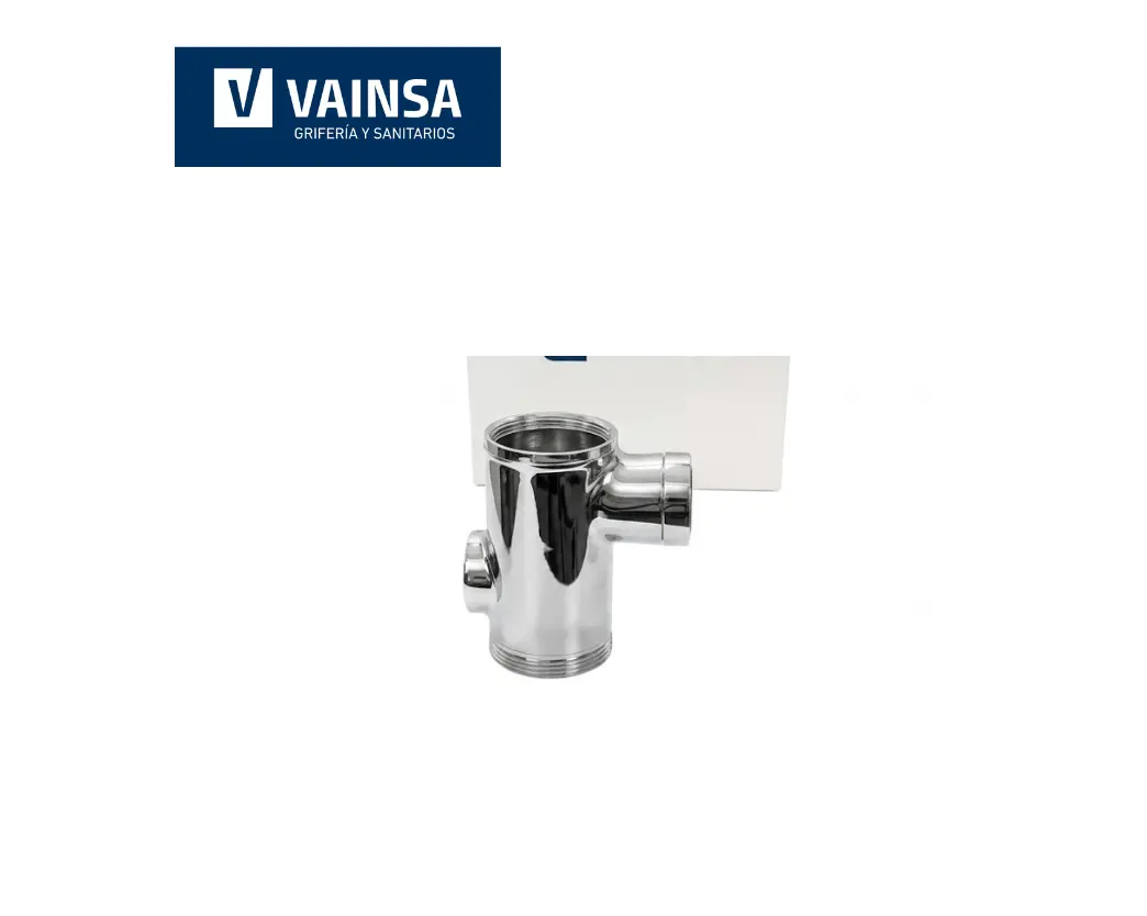 PLANTILLAS DE IMAGENES DE WEB - 2026-05-25T015743.727 CUERPO DE FLUXOMETRO BRONCE CROMADO - VAINSA - Imagen 1