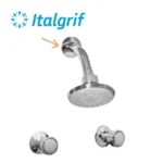 MEZCLADORA PARA DUCHA CON SALIDA BUZIOS LIGHT - ITALGRIF