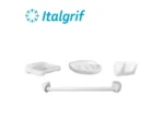 KIT DE ACCESORIOS DE LOZA BLANCO - ITALGRIF