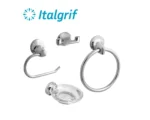 KIT DE ACCESORIOS CANCÚN CROMADO - ITALGRIF