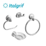 KIT DE ACCESORIOS CANCÚN CROMADO - ITALGRIF