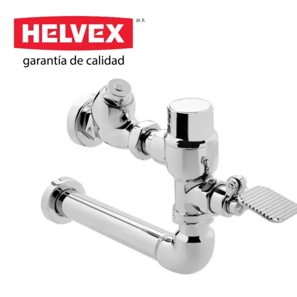 FLUXOMETRO DE INODORO A PEDAL DE 6L - HELVEX