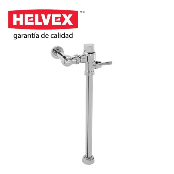 FLUXOMETRO DE MANIJA PARA INODORO CON NIPLE 60CM 6L - HELVEX