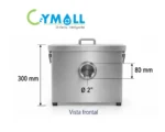 TRAMPA DE GRASA DE ACERO INOXIDABLE 8Kg. - CYMOLL - Imagen 3