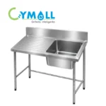 LAVADERO 1 POZA C/ ESCURRIDOR CON PATAS L-15 - CYMOLL