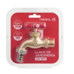 LLAVE JARDÍN LLAVE 1/2” CONEXIÓN 3/4” - TREBOL - Imagen 2