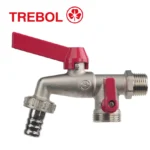 LLAVE LAVANDERÍA LLAVE 1/2” CONEXIÓN DOBLE 3/4” - TREBOL