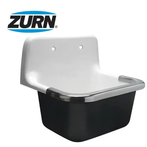 LAVADERO DE SERVICIO A LA PARED DE FIERRO FUNDIDO PARA GRIFERIA DE 8" - ZURN