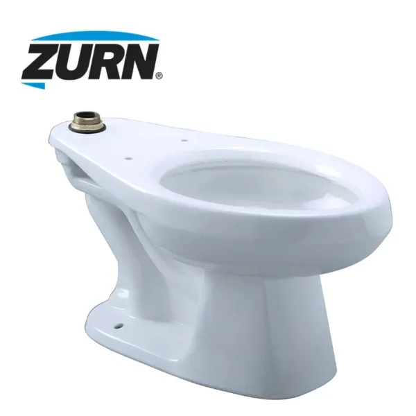 TAZA FLUXÓMETRO AL PISO DE ALTURA STANDAR DE 15" - ZURN